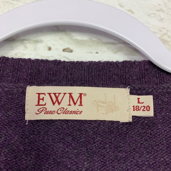 EWN Pure Classics Woolmark Washable Wool Sweater - Picture 3 of 5